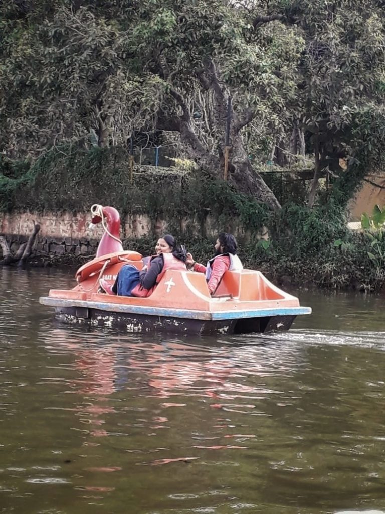 Boating at yercaud lake by ourbackpacktales