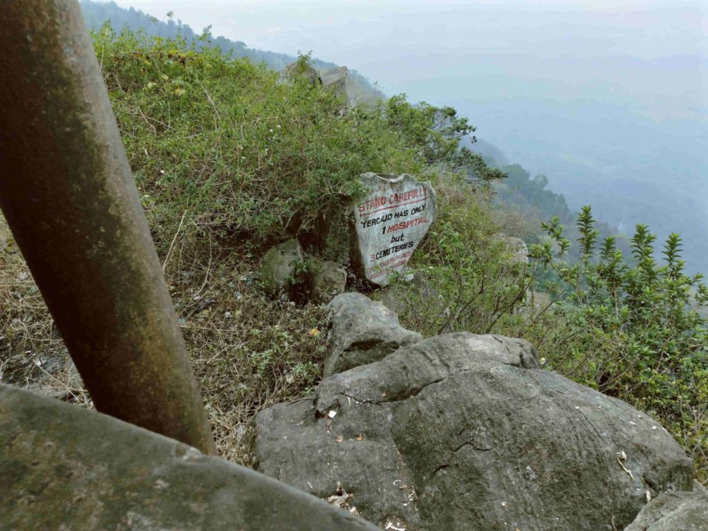 ladys seat view in yercaud by ourbackpacktales