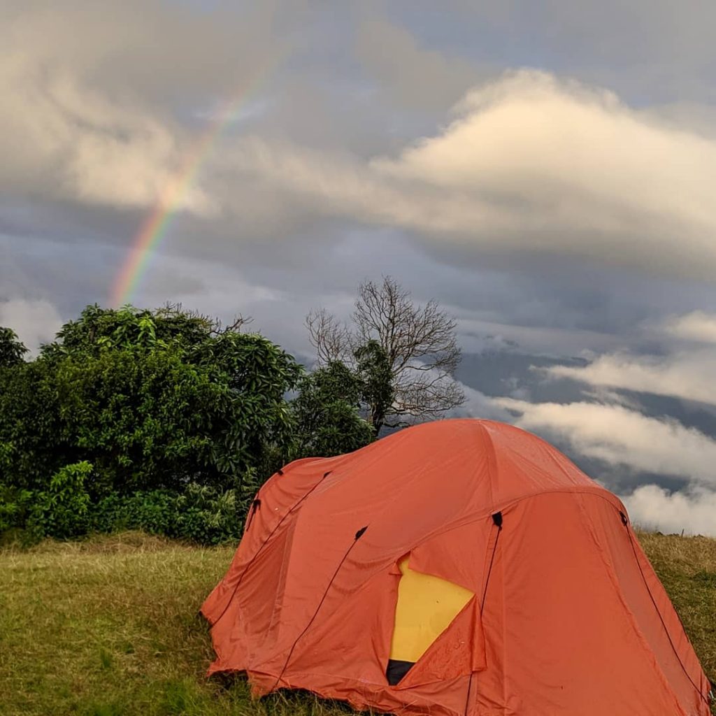 Tent stay at Australian Base Camp at Sarangkot while backpacking to Nepal