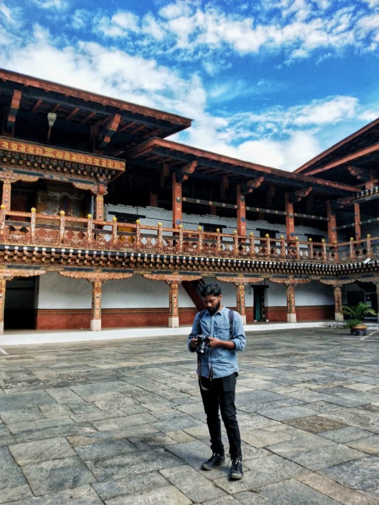 Punakha Dzong Courtyard