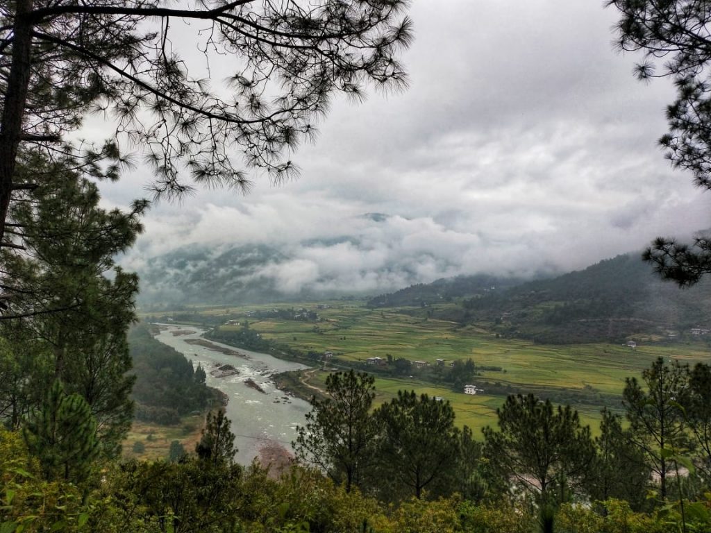 View of Punakha river