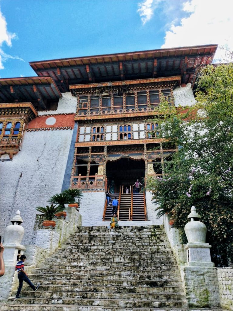 Stairs to Punakha Dzong