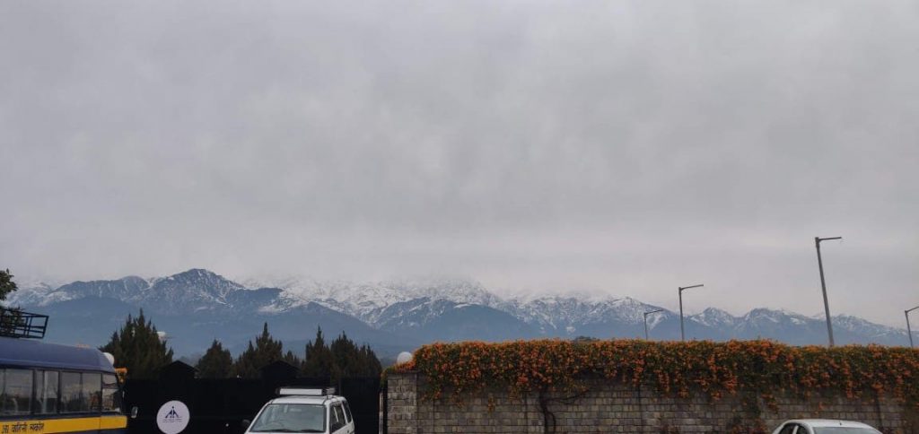 View from the airport Mcleodganj