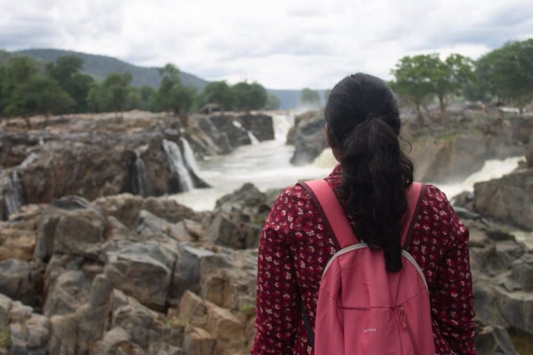 Hogenakkal falls view point by Our Backpack Tales