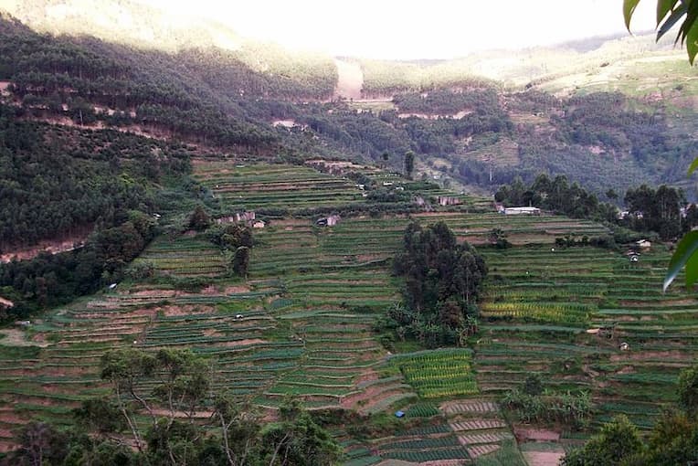 Vattavada Village distant view