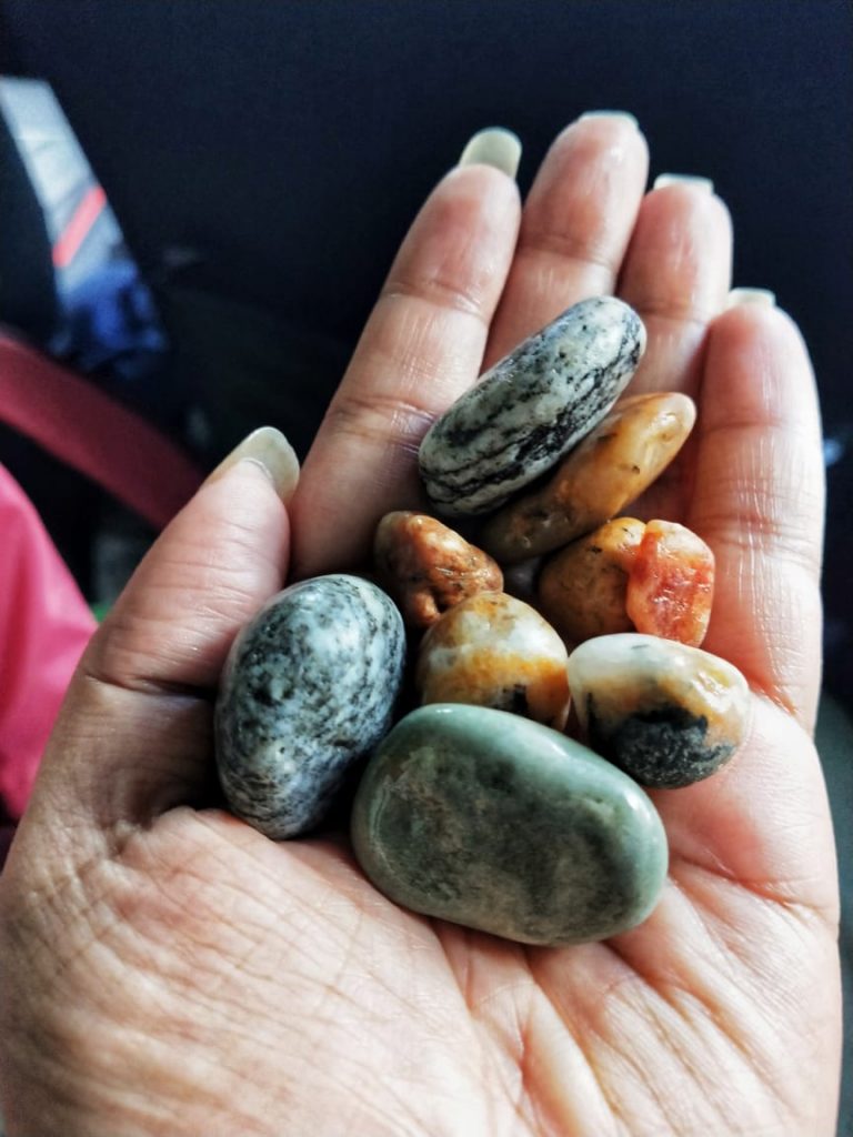 Pebbles from Pho chhu