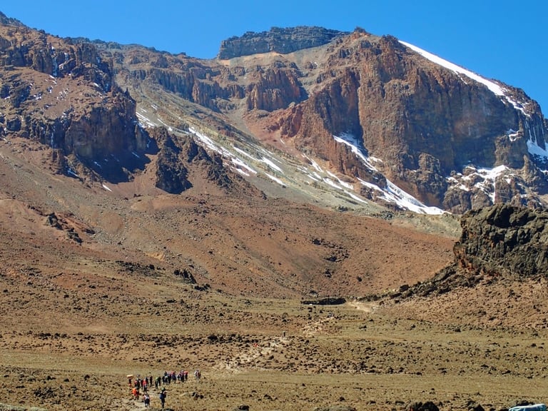 Kilimanjaro hiking trail in Tanzania on best hiking trails in Africa