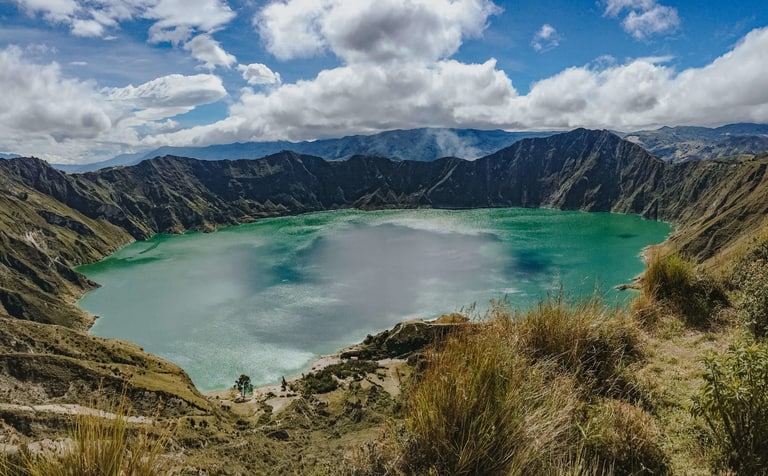 Quilotoa Loop in Ecuador best hiking trails in South America