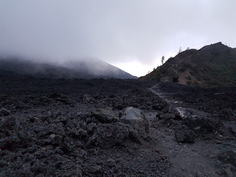 Volcan Pacaya hiking trail in Guatemala on best hiking trails in North America