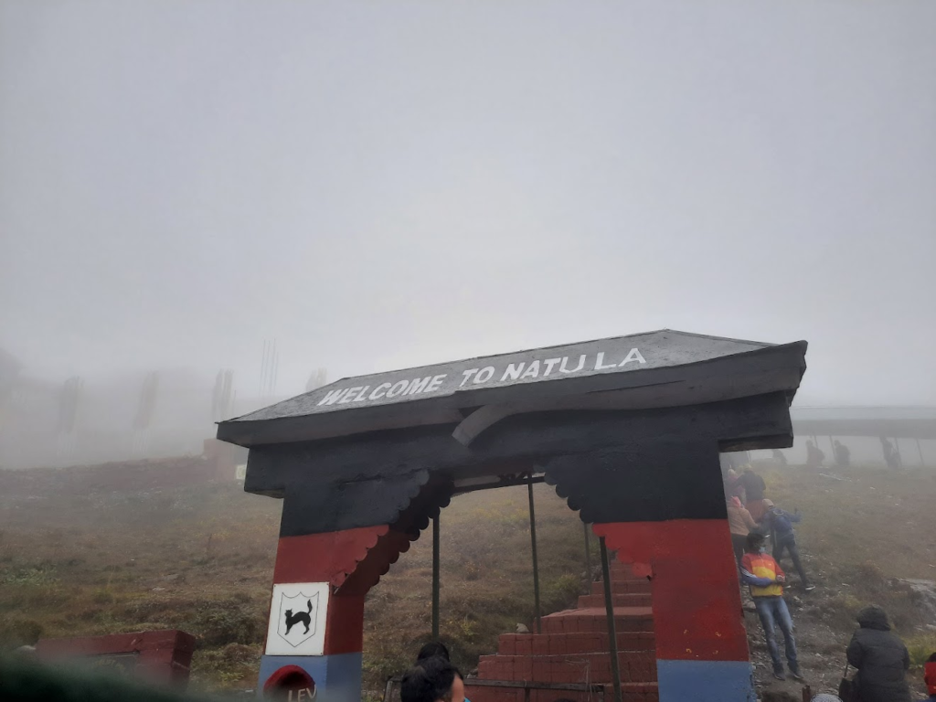 Natula pass entrance in sikkim travel