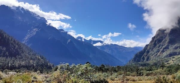 Yumthang valley view