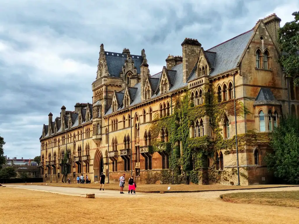 Christ church meadow building in oxford winter destination in UK